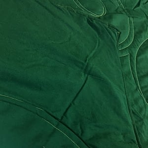 Dark Hunter Green Custom FINISHED COMFORTER – Butterfly designs