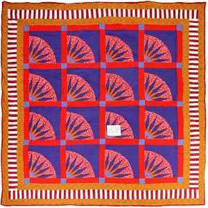 Amish Styled Mariners Compass FINISHED QUILT Great Hand Applique border details