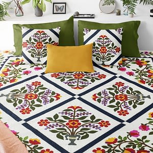 Hand Applique Floral Garden of Paradice FINISHED QUILT – The Best !