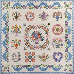 Hand Applique Baltimore Album Sampler FINISHED QUILT – The Best of the Best !!