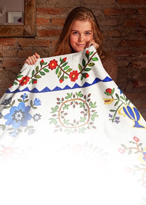 Girl with Quilt
